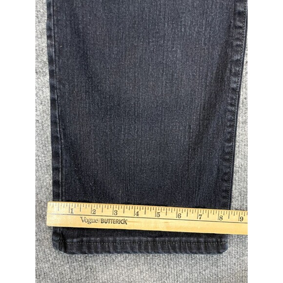 NYDJ Jeans Women's Size 16 (35x26.5) Black Barbara Bootcut Made in USA - Picture 11 of 11